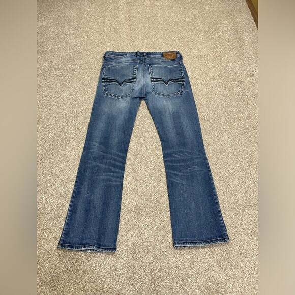 y2k grunge vtg streetwear Diesel Zatiny Bootcut Distressed men 30x28.5 whiskered